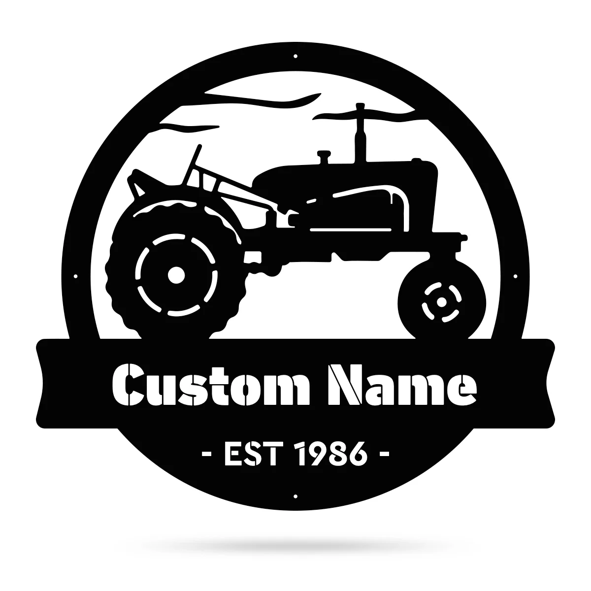 Vintage Tractor Monogram - Image 2