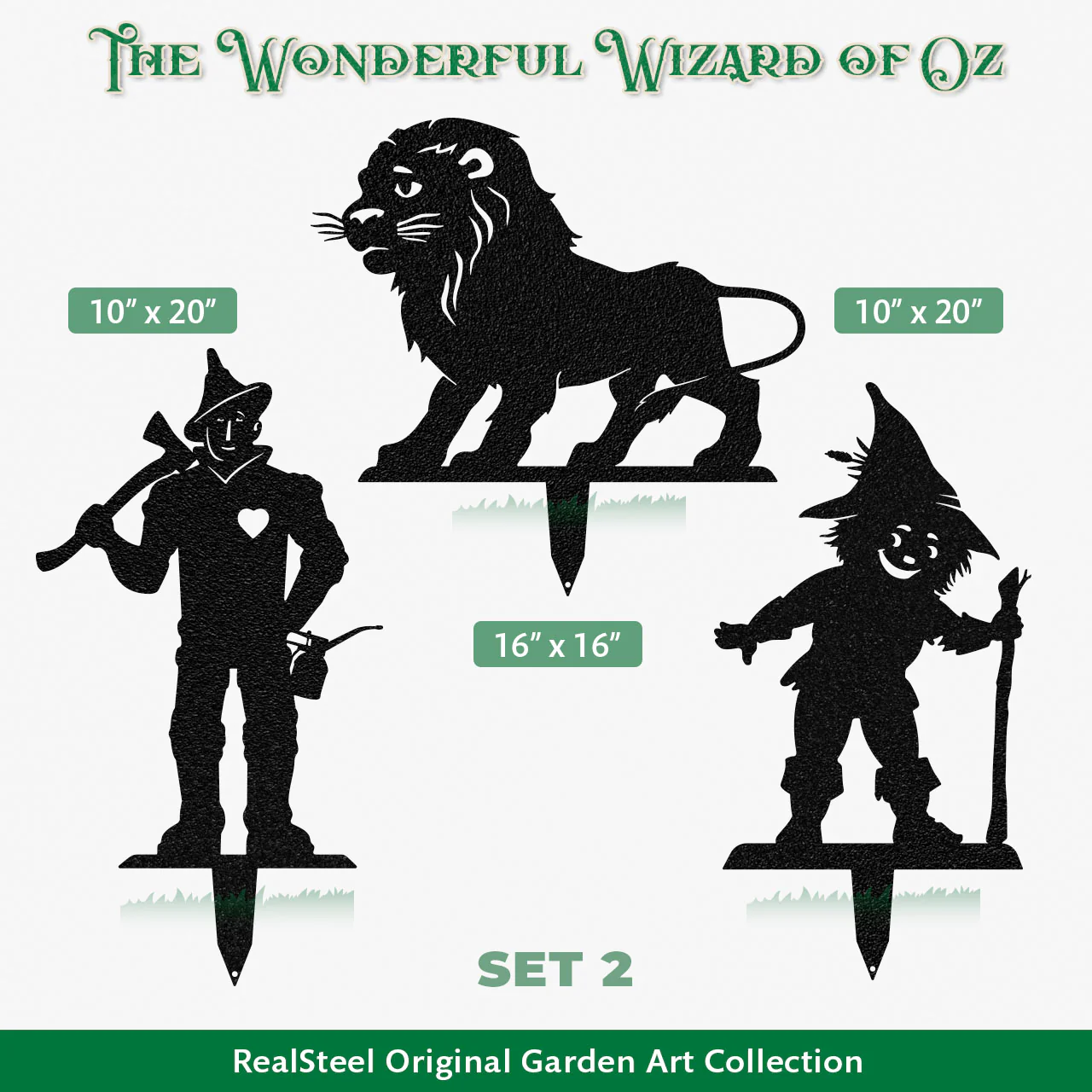 Wizard of Oz Garden Art Stakes - Set 2 - Image 2