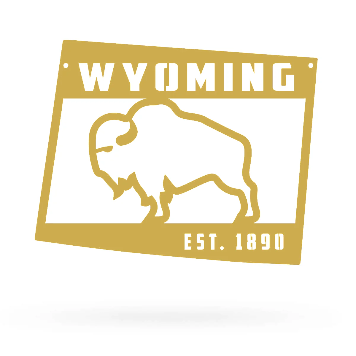 Wyoming State Metal Décor - Image 4